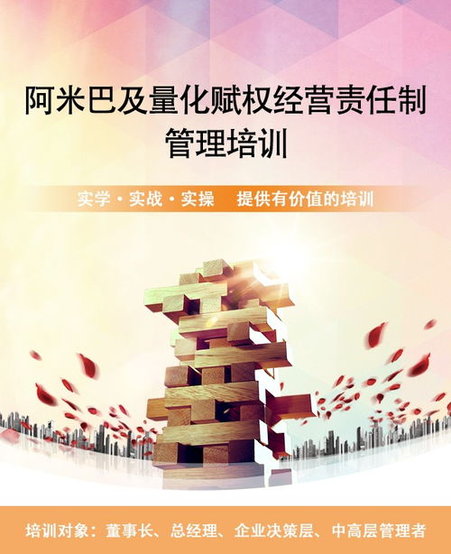 阿米巴量化賦權經營責任制管理培訓 全國招商與運營管理創新實踐